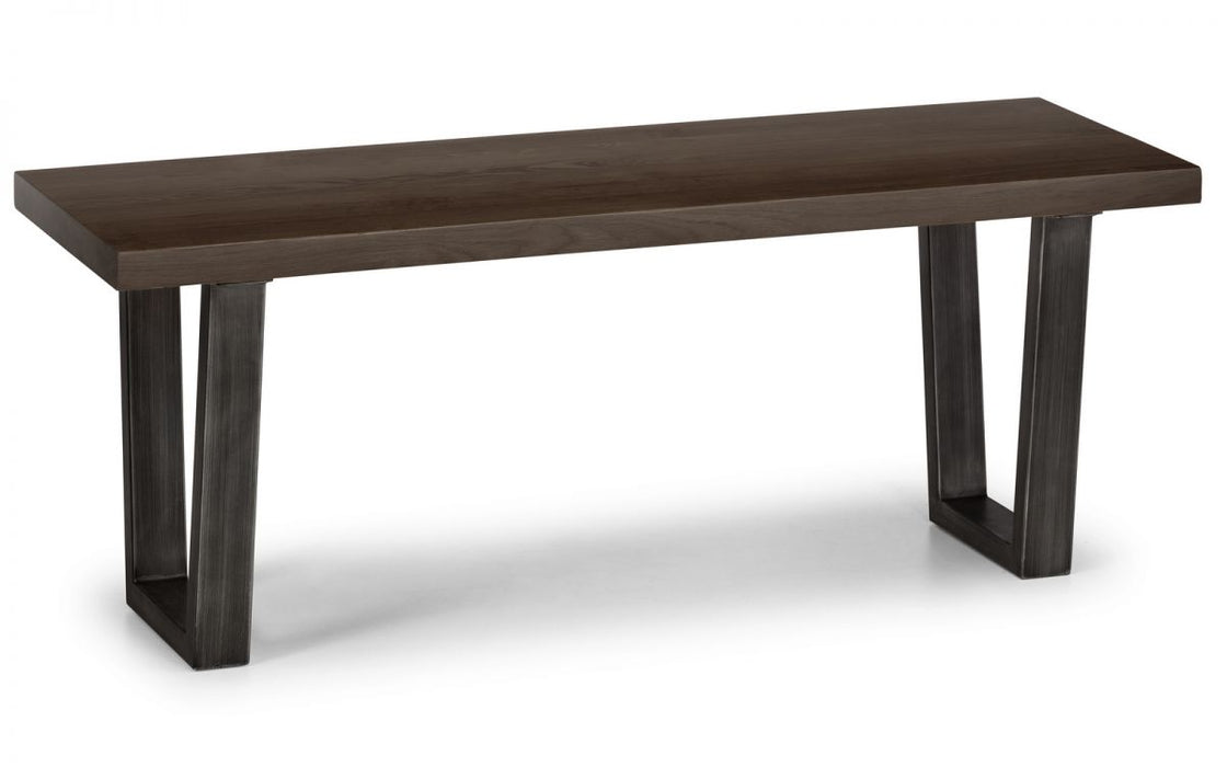 Julian Bowen Brooklyn Dining Bench - Available In 2 Colours