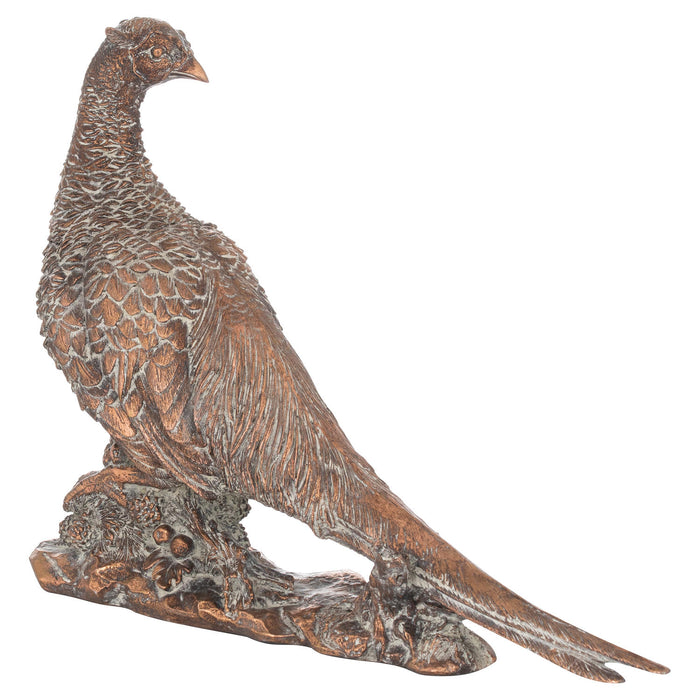 Antique Bronze Cock Pheasant Ornament