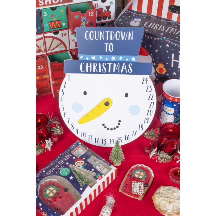 Christmas Snowman Countdown To Christmas