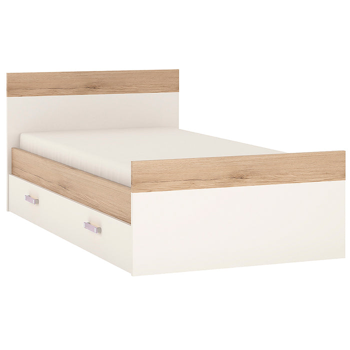 4KIDS Single Bed With Under Drawer - Available In 4 Colours