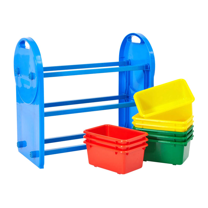 Children's 9-Bin Storage Organiser Unit | Toy Storage