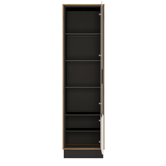 Brolo Tall Glazed Display Cabinet - Right Hand Opening