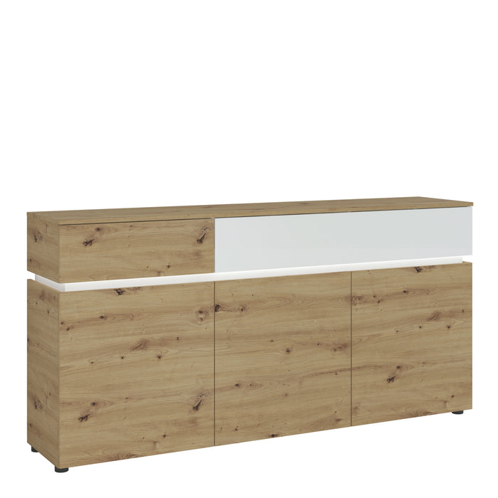 Luci 3 Door 2 Drawer Sideboard - Available In 2 Colours
