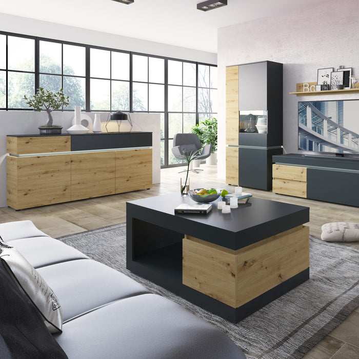 Luci 3 Door 2 Drawer Sideboard - Available In 2 Colours
