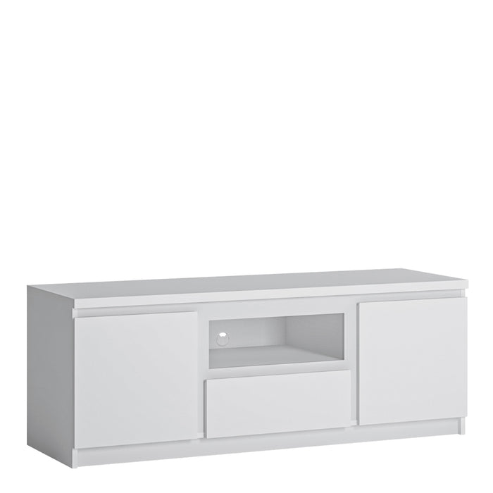 Fribo 2 Door 1 Drawer 136cm Wide TV Unit - Available In 2 Colours