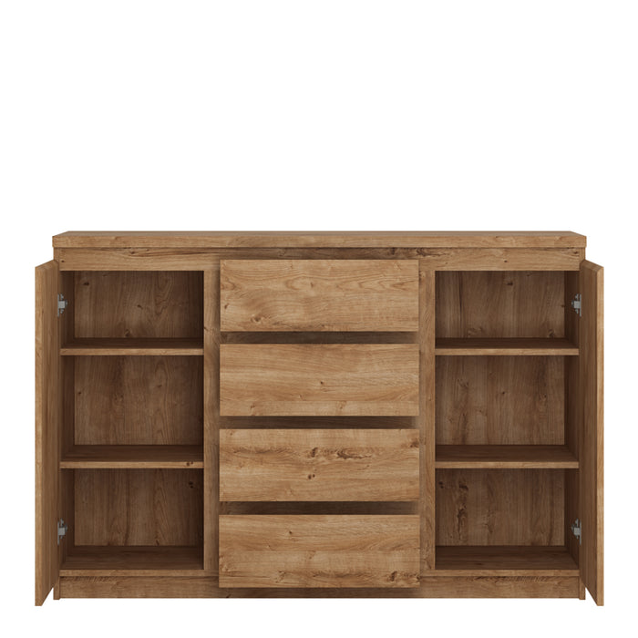 Fribo 2 Door 4 Drawer Sideboard - Available In 2 Colours