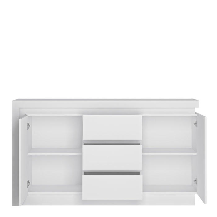 Lyon 2 Door 3 Drawer Sideboard - Available In 2 Colours