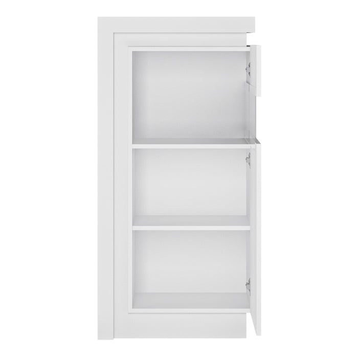 Lyon Narrow Display Cabinet 123.6cm - Available In 2 Colours