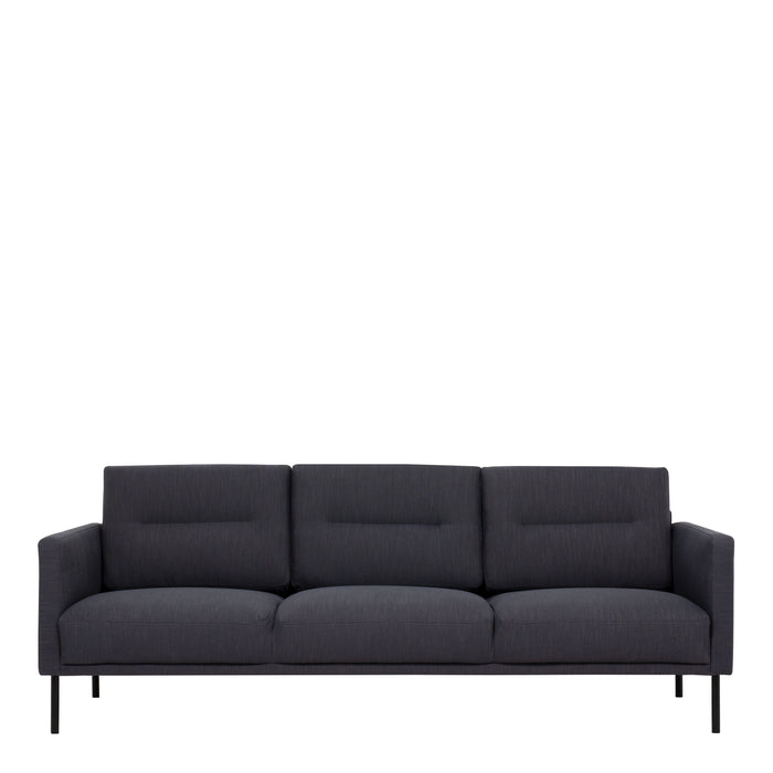 Larvik 3 Seater Sofa (Black Legs) - Available In 3 Colours