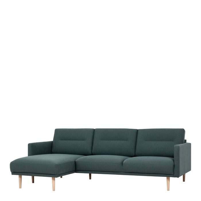 Larvik Chaiselongue Left Hand Sofa (Oak Legs) - Available In 3 Colours