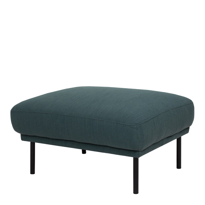 Larvik Footstool (Black Legs) - Available In 2 Colours