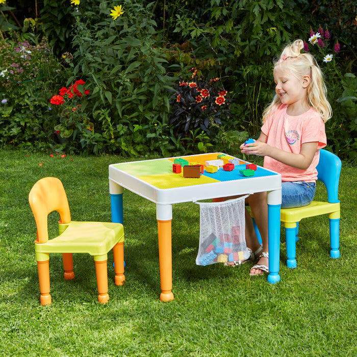 Multipurpose 3-in-1 Activity Table and Chairs Set