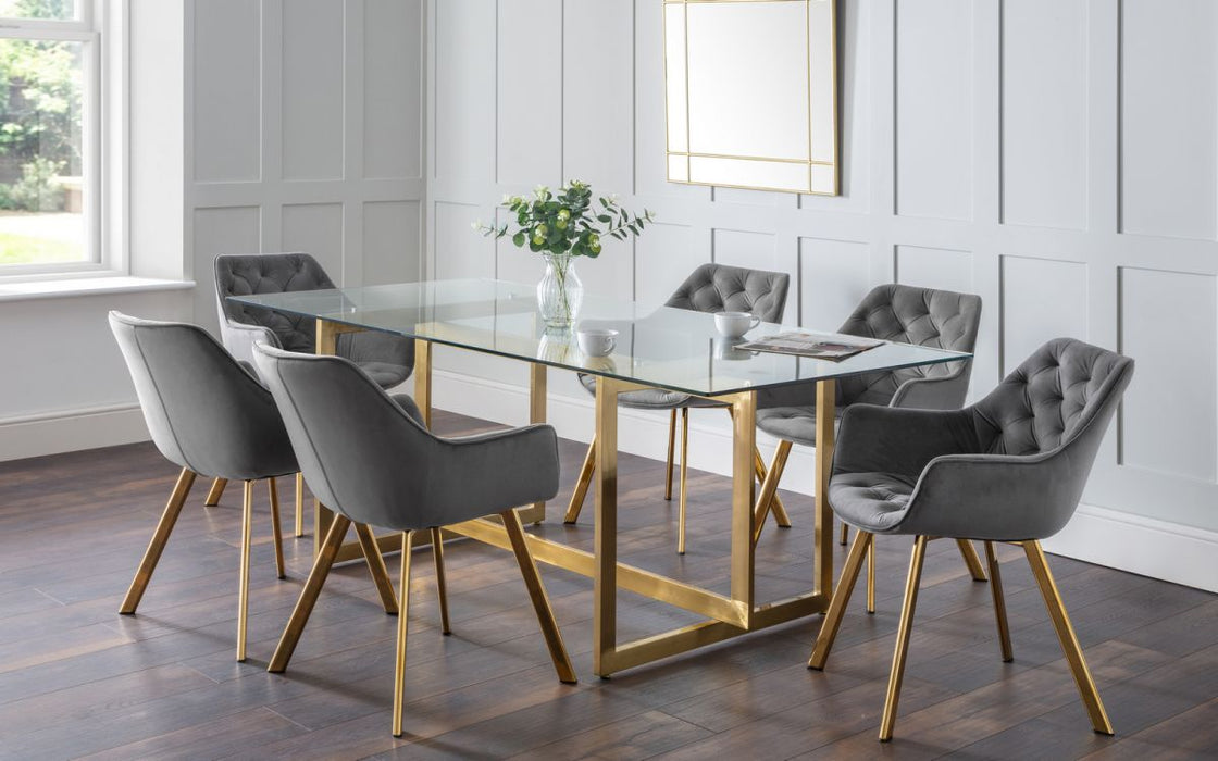 Julian Bowen Lorenzo Dining Chair - Available In 2 Colours