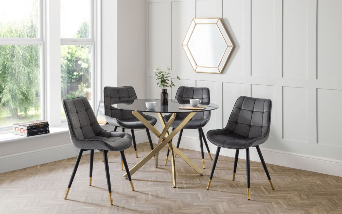 Julian Bowen Hadid Dining Chair - Available In 2 Colours