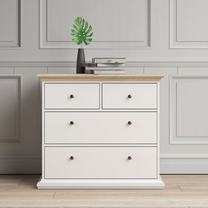 Paris Chest Of 4 Drawers - Available In 3 Colours