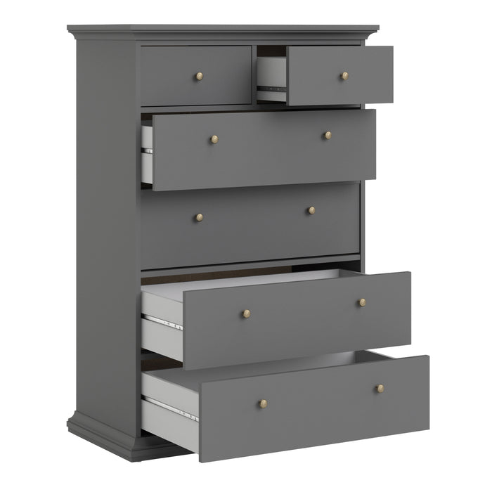 Paris Chest Of 6 Drawers - Available In 2 Colours