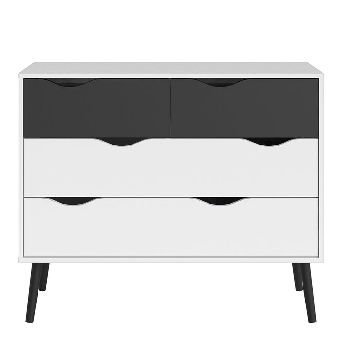Oslo Chest Of 4 Drawers - Available In 3 Colours