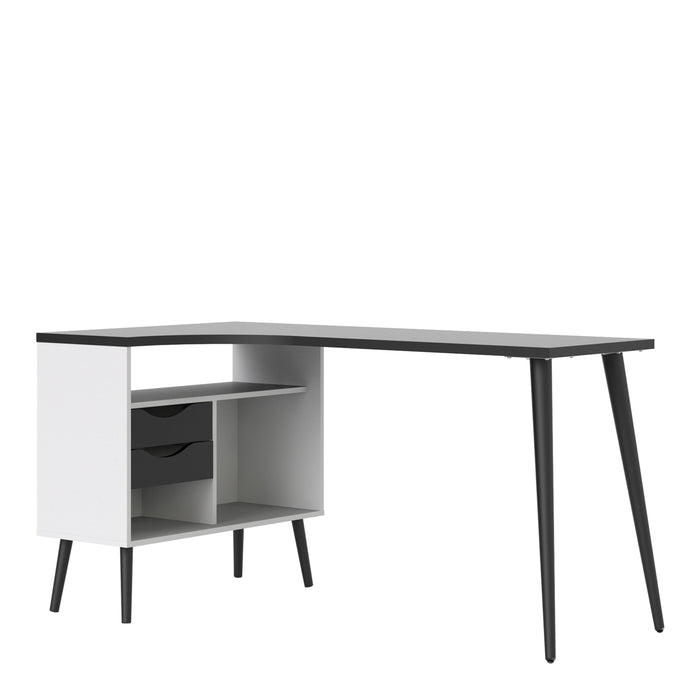 Oslo 2 Drawer Desk - Available In 2 Colours