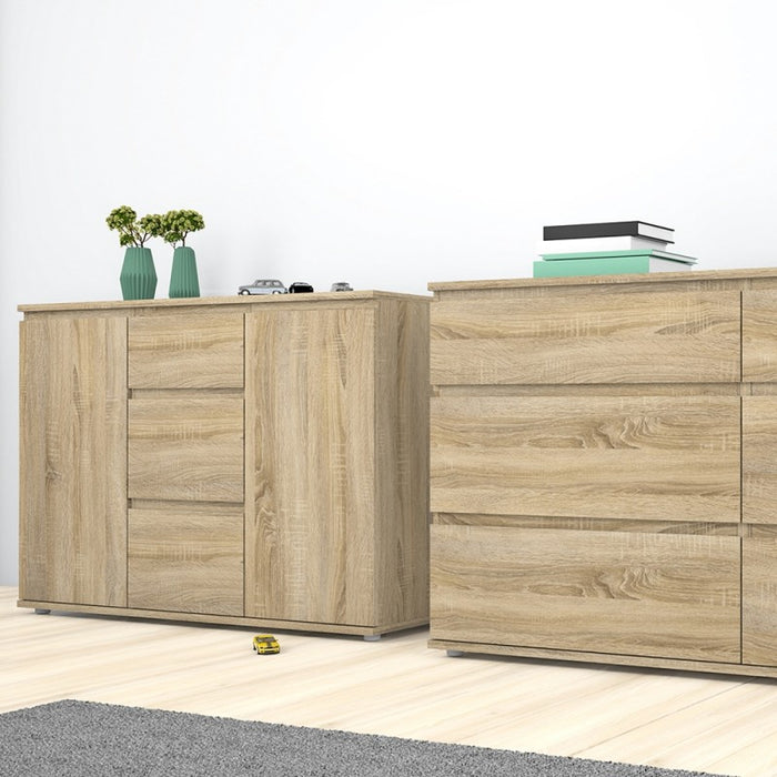 Nova 3 Drawer 2 Door Sideboard - Available In 2 Colours