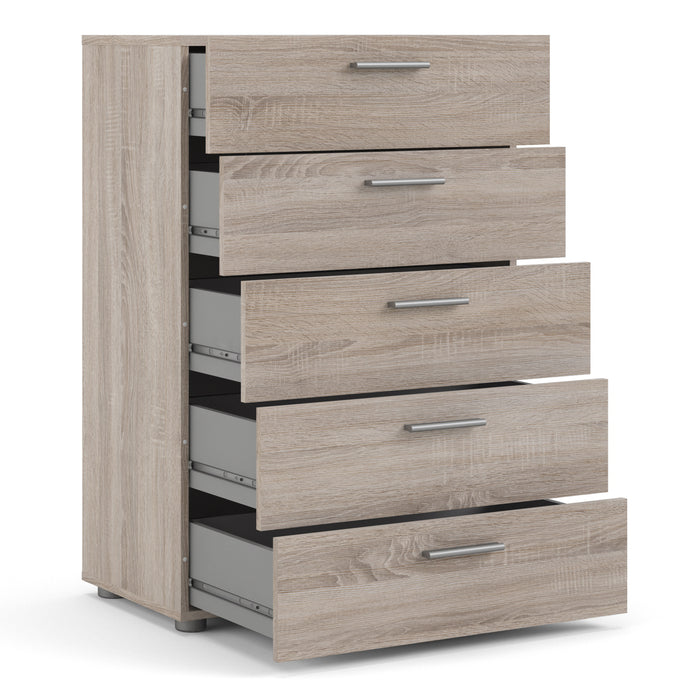 Pepe Chest Of 5 Drawers - Available In 3 Colours