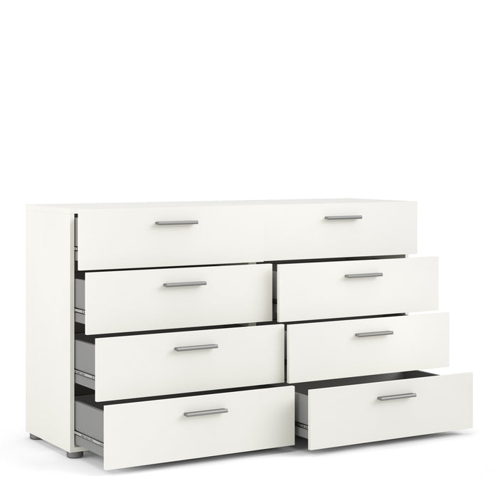 Pepe Wide Chest Of 8 Drawers - Available In 7 Colours