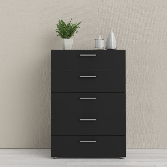 Pepe Chest Of 5 Drawers - Available In 3 Colours