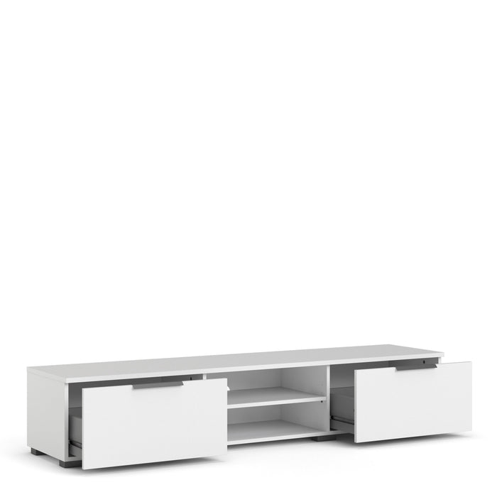 Match 2 Drawer 2 Shelf TV Unit - Available In 5 Colours