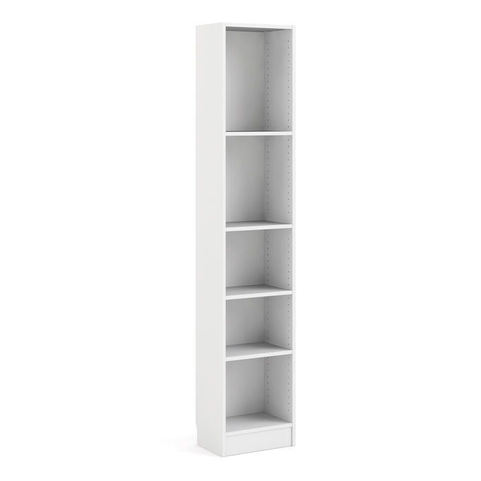 Tall Narrow Bookcase - Available In 2 Colours