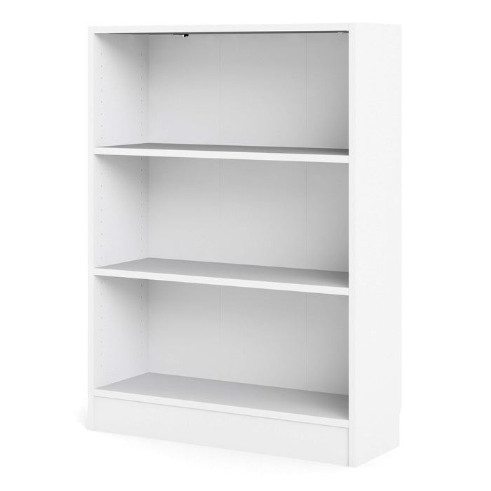 Low Wide Bookcase - Available In 2 Colours