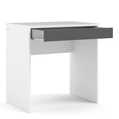 Function Plus Desk - White & Grey