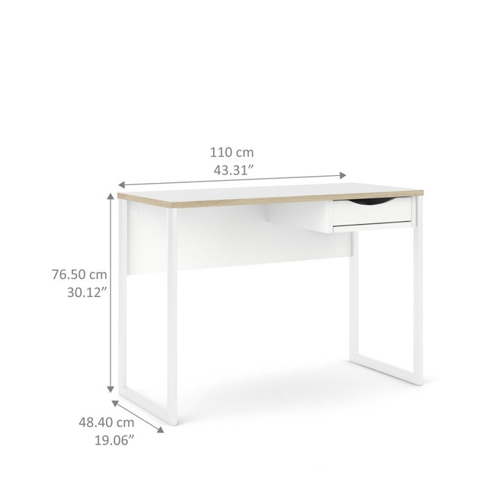 Function Plus 1 Drawer Desk - Available In 2 Colours