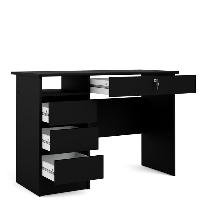 Function Plus 4 Drawer Handle Free Desk - Available In 3 Colours