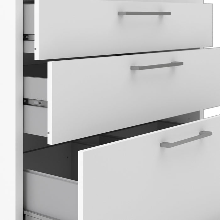 Prima Bookcase With 2 Drawers & 2 File Drawers - Available In 3 Colours