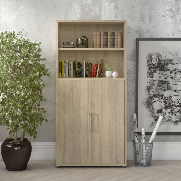 Prima Bookcase With 2 Doors - Available In 3 Colours