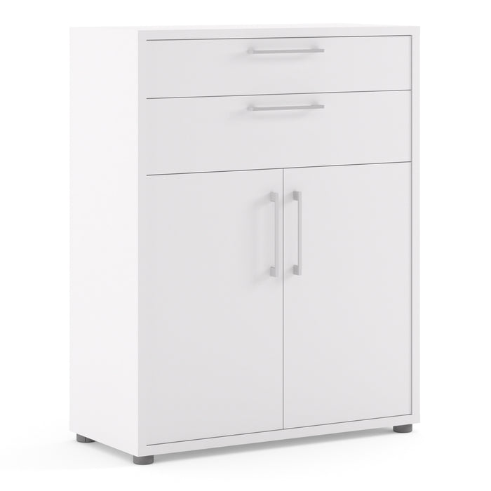 Prima 2 Drawer 2 Door Cabinet - Available In 3 Colours