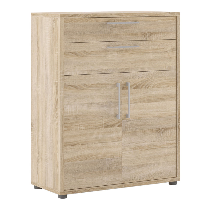 Prima 2 Drawer 2 Door Cabinet - Available In 3 Colours