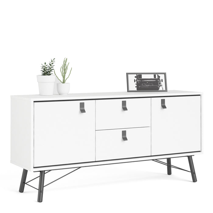 Ry 2 Door 2 Drawer Sideboard - Available In 2 Colours