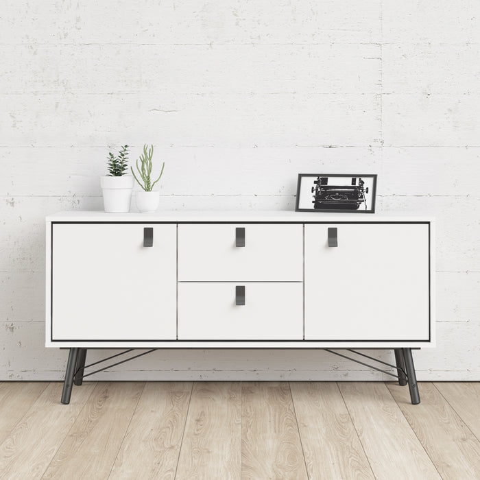 Ry 2 Door 2 Drawer Sideboard - Available In 2 Colours