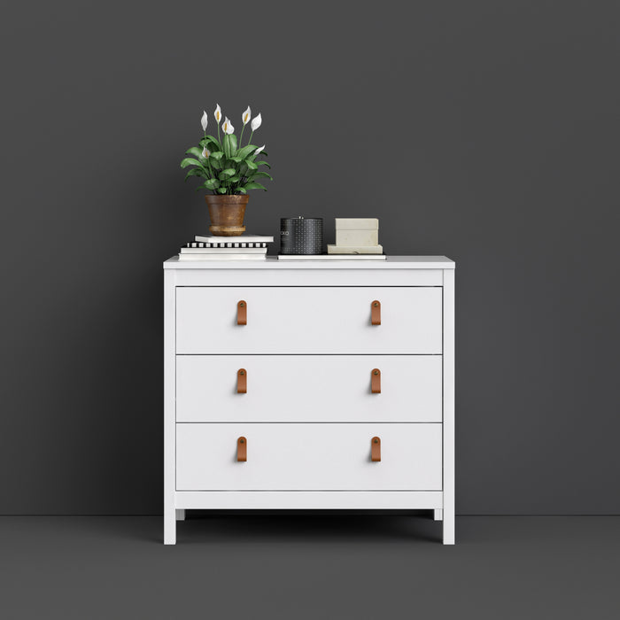 Barcelona 3 Drawer Chest - Available In 2 Colours