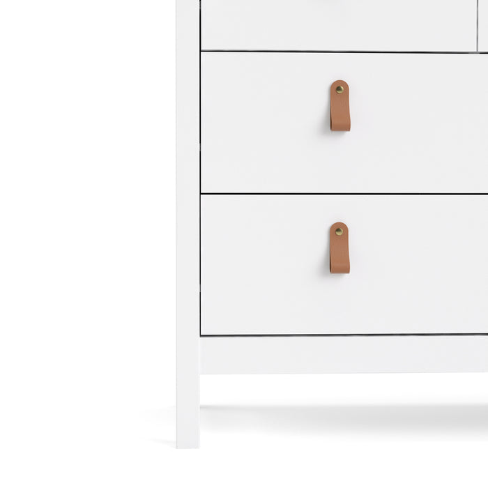 Barcelona Double Dresser 4+4 Drawers - Available In 2 Colours