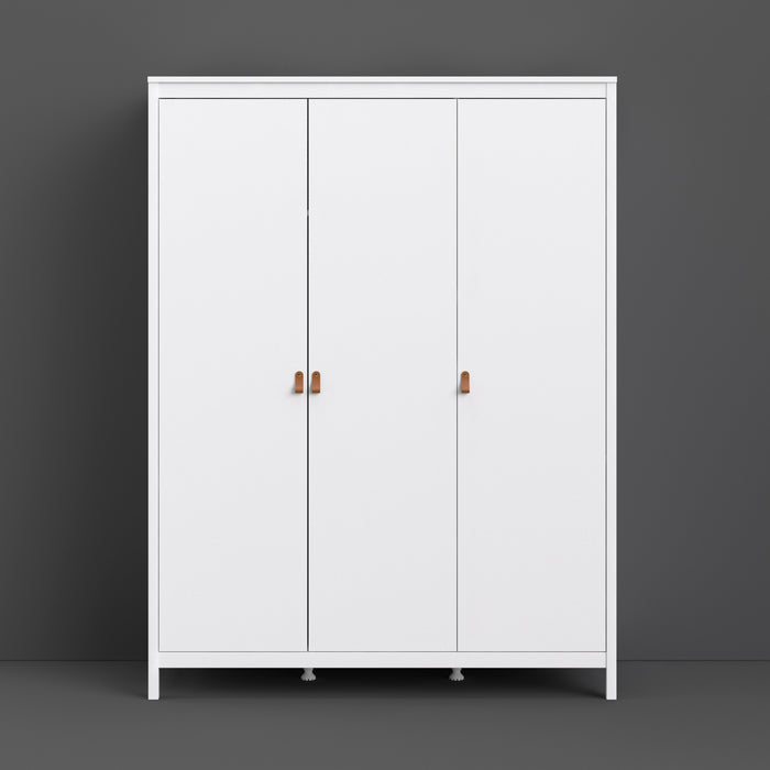 Barcelona Wardrobe With 3 Doors - Available In 2 Colours