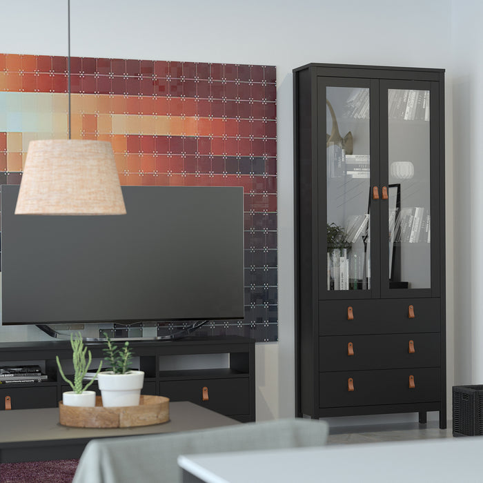 Barcelona TV Unit With 3 Drawers - Available In 2 Colours