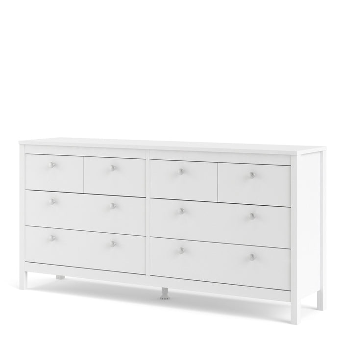Madrid 4+4 Double Dresser - Available In 2 Colours