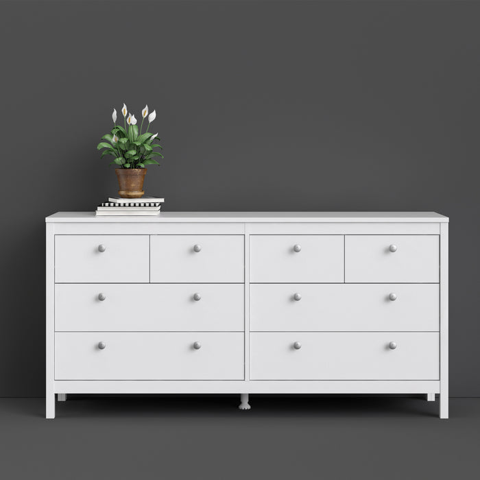 Madrid 4+4 Double Dresser - Available In 2 Colours