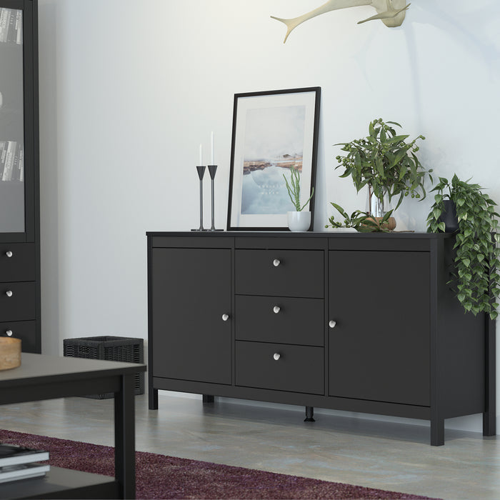 Madrid 2 Door 3 Drawer Sideboard - Available In 2 Colours