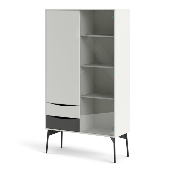 Fur China Display Cabinet - Available In 2 Colours