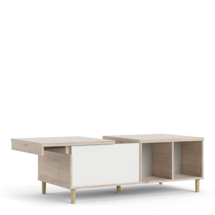 Rome Coffee Table With Sliding Top - Available In 2 Colours