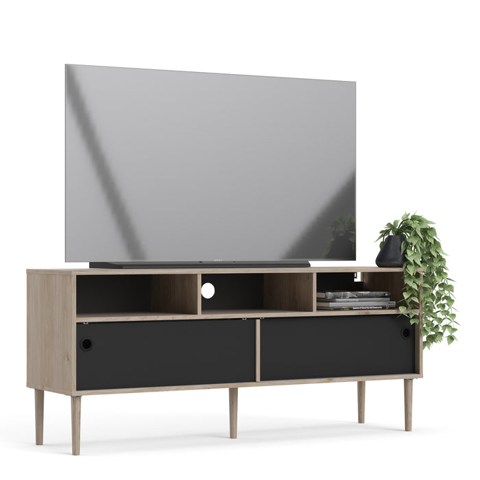 Rome TV Unit With Sliding Doors - Available In 2 Colours