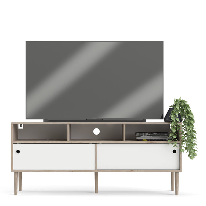 Rome TV Unit With Sliding Doors - Available In 2 Colours