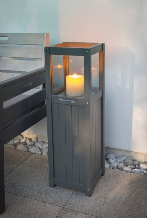 Norfolk Leisure Grigio Candle Lamp